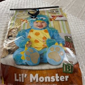Lil' Monster Infant One-Piece Costume - Blue & Yellow
